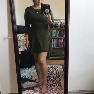 Army green dress